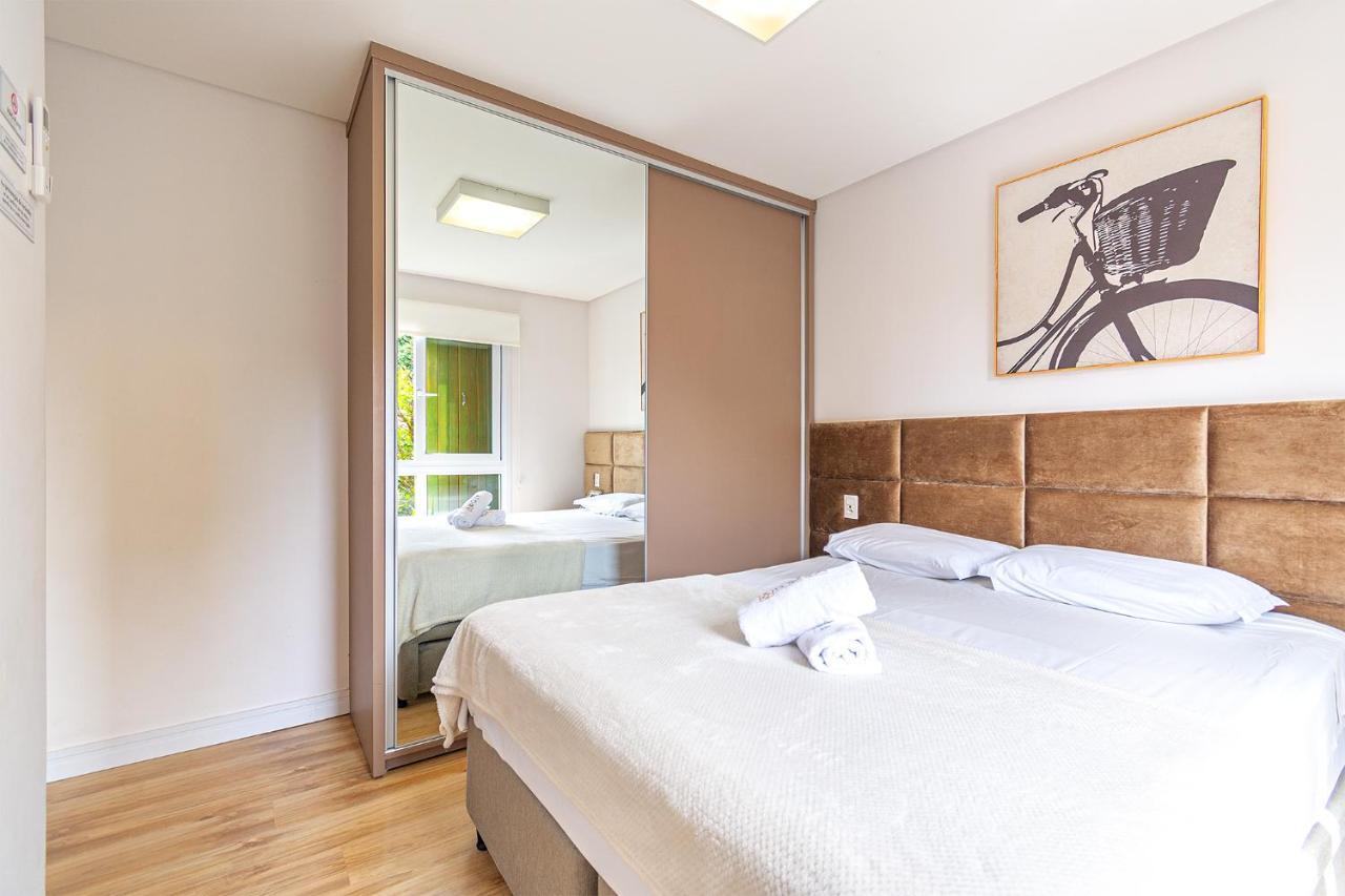 Rosa Apartamento Luxo No Centro Gramado Apartment Bagian luar foto