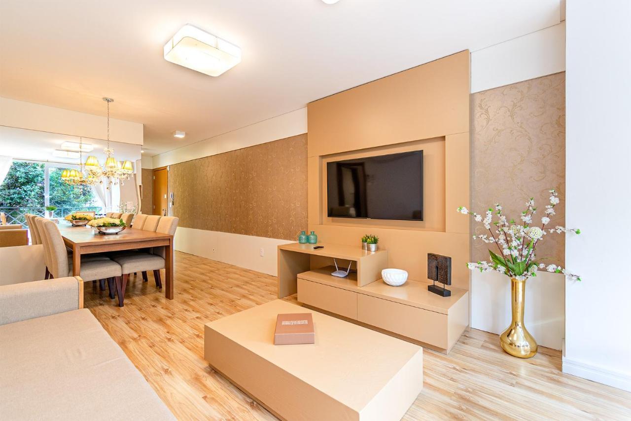 Rosa Apartamento Luxo No Centro Gramado Apartment Bagian luar foto