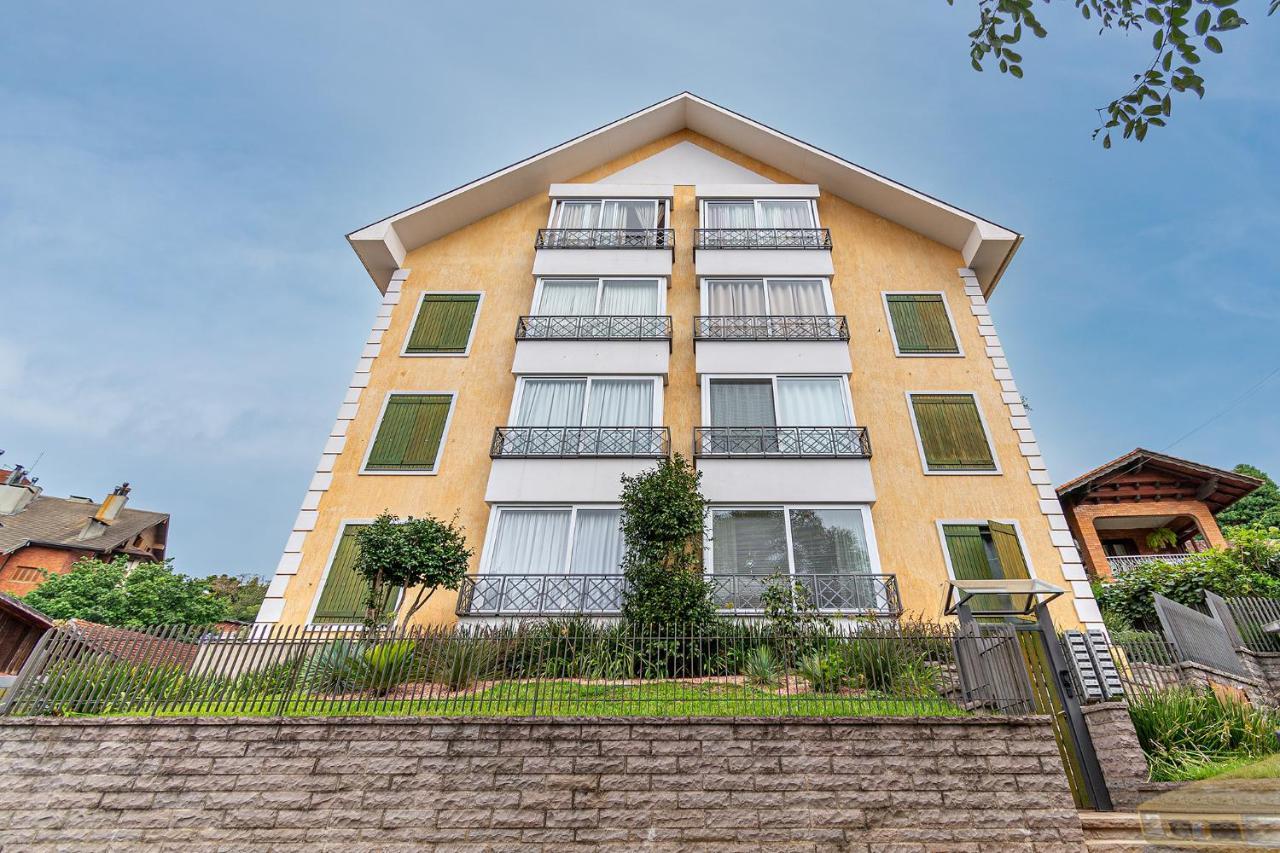 Rosa Apartamento Luxo No Centro Gramado Apartment Bagian luar foto