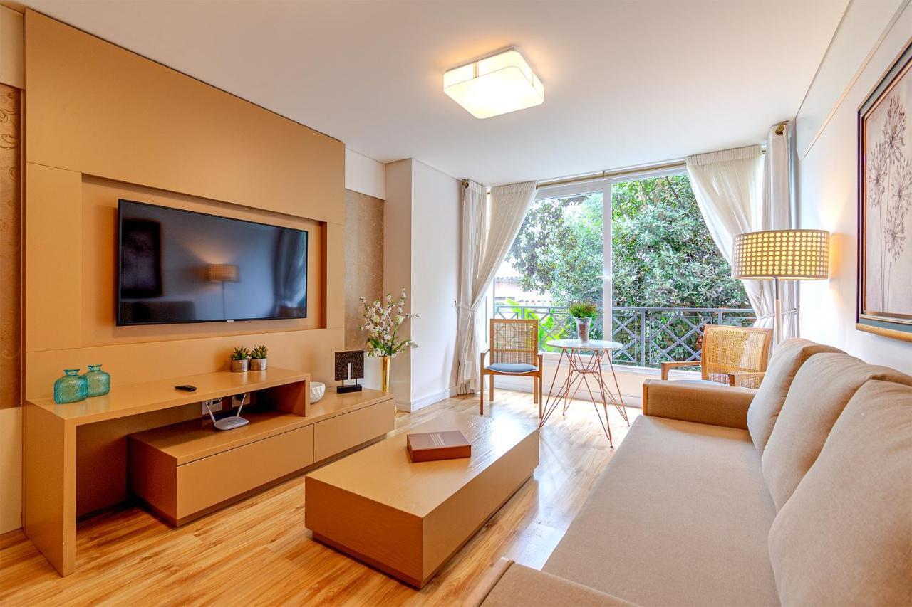 Rosa Apartamento Luxo No Centro Gramado Apartment Bagian luar foto