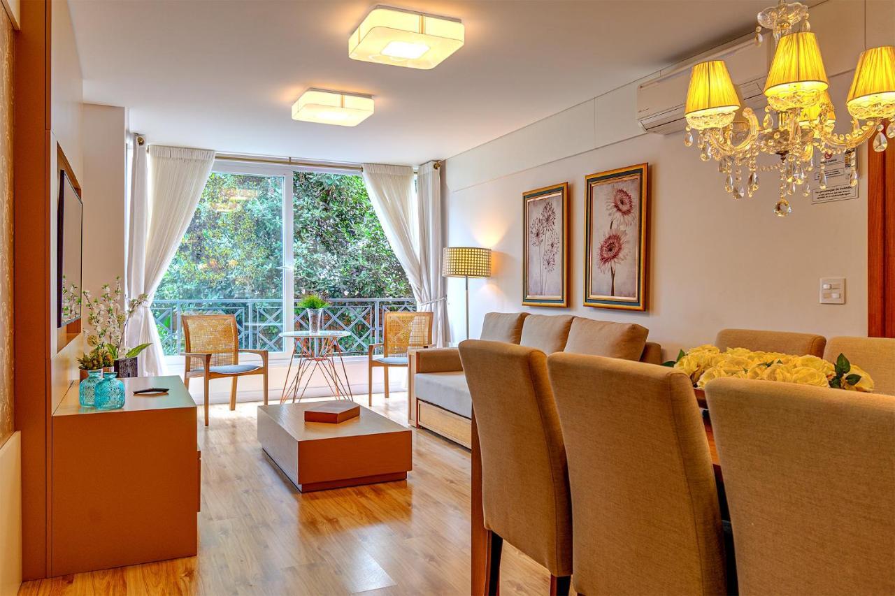 Rosa Apartamento Luxo No Centro Gramado Apartment Bagian luar foto