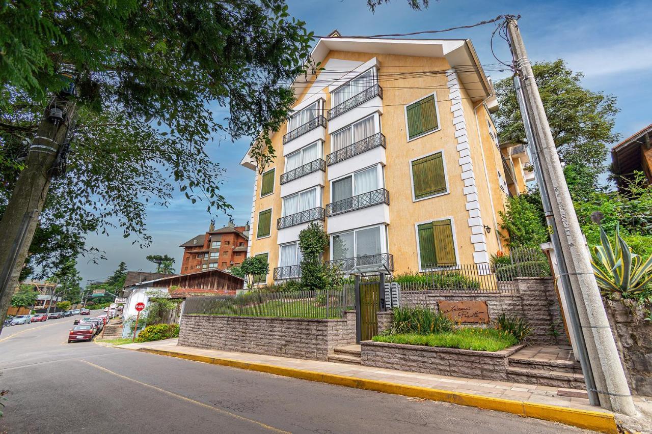 Rosa Apartamento Luxo No Centro Gramado Apartment Bagian luar foto